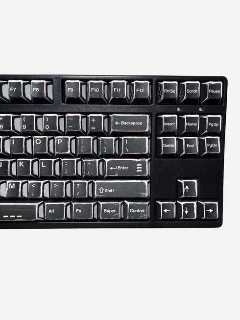 Graphite Black 136 key keycap set for custom keyboards