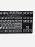 Graphite Tastenkappen Schwarz | Cherry | PBT | Dye-Sub | 136 Tasten