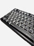 Graphite Black Cherry profile PBT keycaps close-up