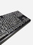 Graphite Black keycaps installed on mechanical keyboard