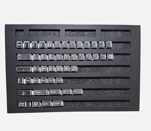 Graphite Tastenkappen Schwarz | Cherry | PBT | Dye-Sub | 136 Tasten