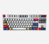 Graphite Multicolor PBT keycaps set with Cherry profile