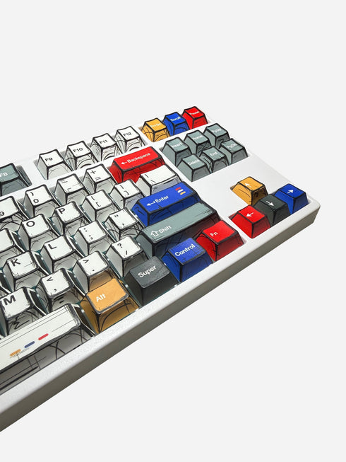 Graphite Keycaps Multicolor | Cherry | PBT | Dye-Sub | 136 Keys