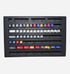 Graphite Multicolor mechanical keyboard keycaps with dye-sub legends