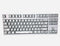 Graphite White PBT keycaps set with Cherry profile
