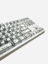 Graphite White keycaps installed on mechanical keyboard