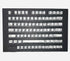 Graphite White PBT keycap set with clean minimalist design