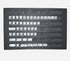 Graphite White mechanical keyboard keycaps with dye-sub legends