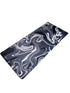 Grey Bevel muismat met abstract grijs marmerpatroon – stijlvol en modern design in XXL formaat