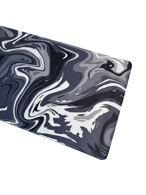 XXL muismat met abstract grijs design en glad oppervlak – Grey Bevel stijl