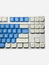Ice Blue 161 key keycap set for custom keyboards