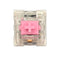Top view of a Kailh Speed Pink mechanical switch showing the pink cross stem in a transparent housing.