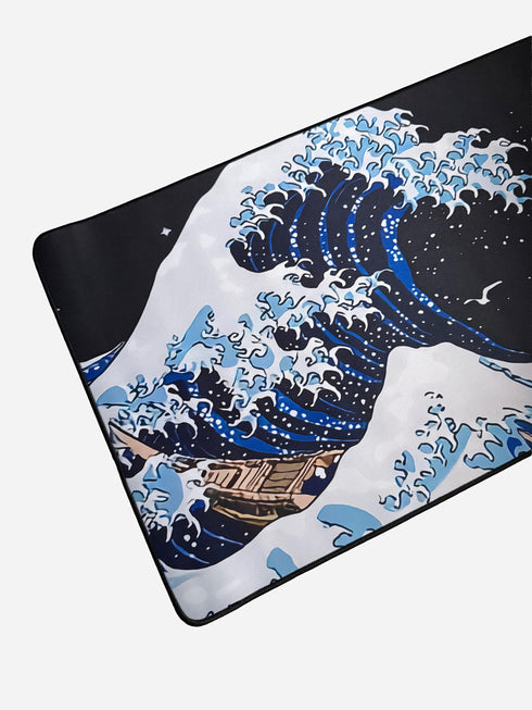 Kanagawa Wave Mousepad XXL - 900 x 400 x 3 mm - Antislip