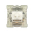 KTT Kang White V3 switch met witte stem en transparante bovenkant – lineaire mechanische switch
