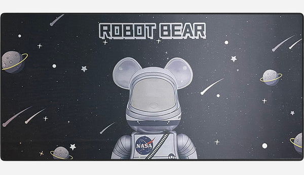 Robot Bear Mousepad XXL - 900 x 400 x 3 mm - Antislip
