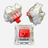 Gateron Milky Red Pro switches set for mechanical keyboards