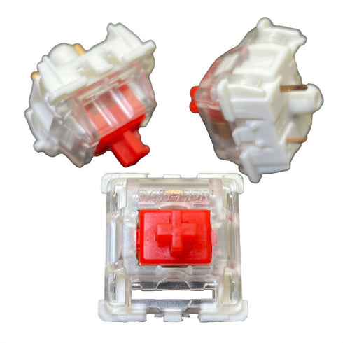 Gateron Milky Red Pro Switches - Lineari - 30 pezzi