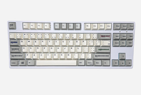 Office Grey Keycaps | Cherry | PBT | Dye-Sub | 143 Keys