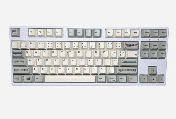 Office Grey PBT keycaps set with Cherry profile
