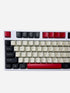 Retro Red doubleshot keycaps for mechanical keyboards