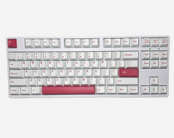 Rose Pink Keycaps | Cherry | PBT | Dye-Sub | 148 Keys