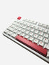 Rose Pink Cherry profile PBT keycaps close-up