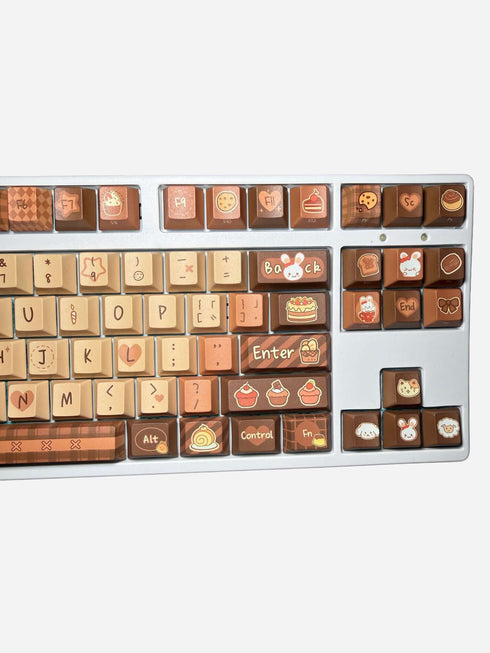Sweet Cafe keyboard keycaps
