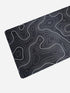 Schwarzes Topographie Mauspad XXL - 900 x 400 x 3 mm - Rutschfest