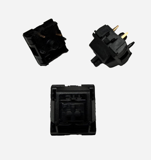 TTC X Pantheonkeys PT Black Switches - Linear - 30 Stück