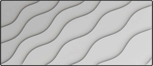 Abstract Wave Grey XXL gaming mousepad 900 x 400 mm