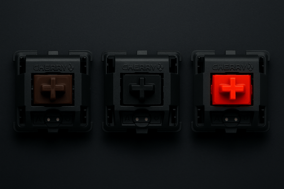 Cherry MX Red vs Black vs Brown – ¿Cuál es la diferencia? – RGBKeys